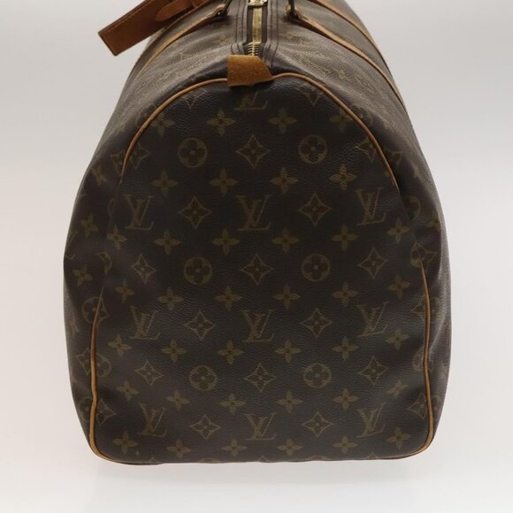 LOUIS VUITTON Monogram Keepall 55 Boston Bag M41424 LV Auth 133994 - Picture 4 of 16